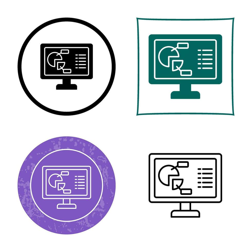 cirkeldiagram vector pictogram