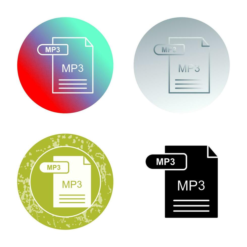 mp3 vector icoon