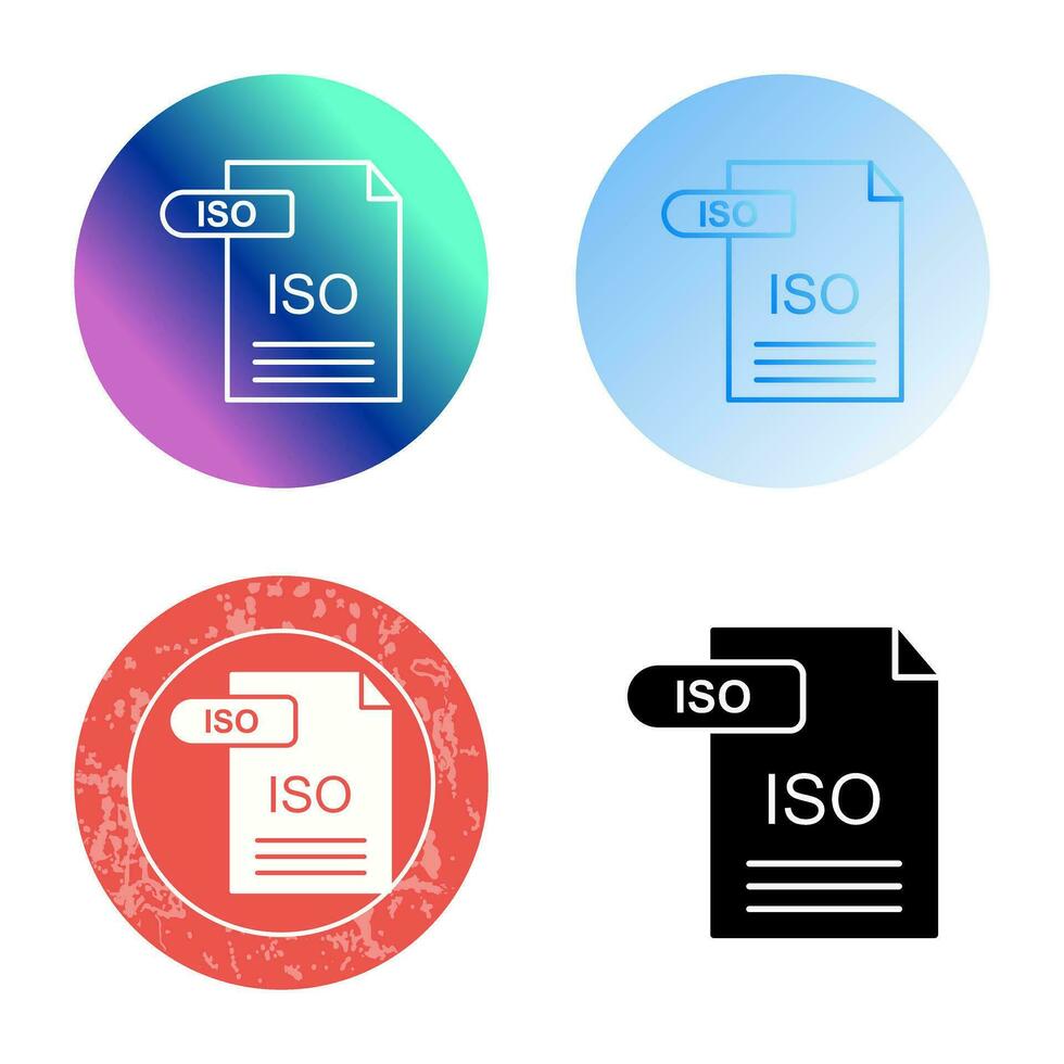 iso vector icoon