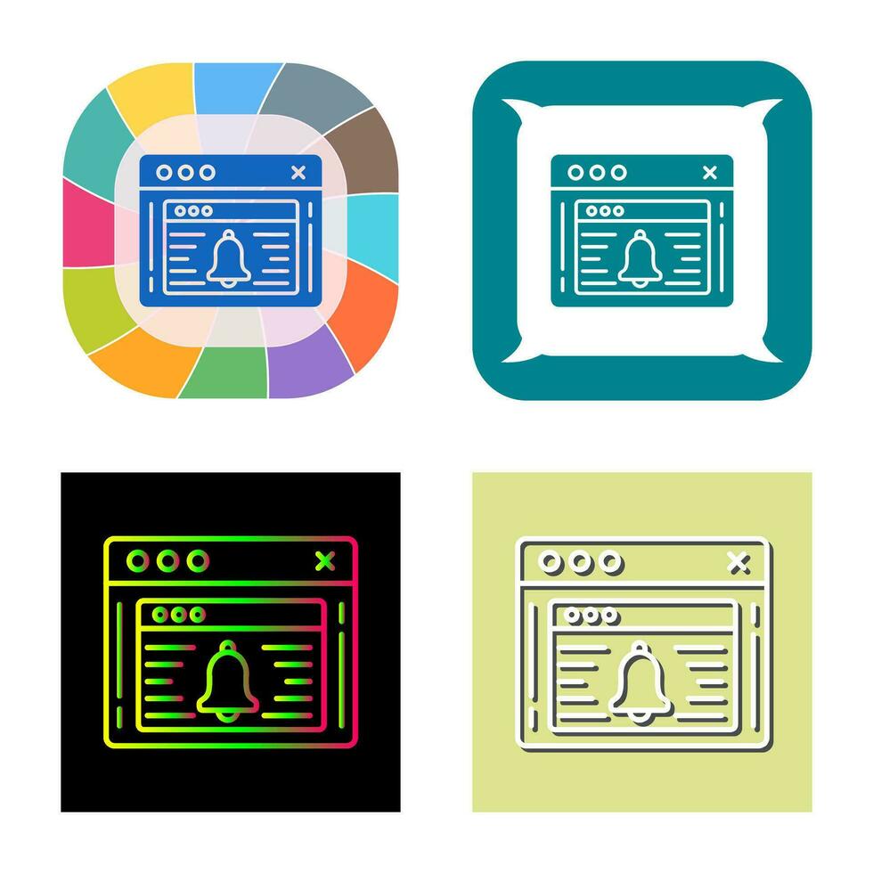 pictogram voor meldingsvector vector