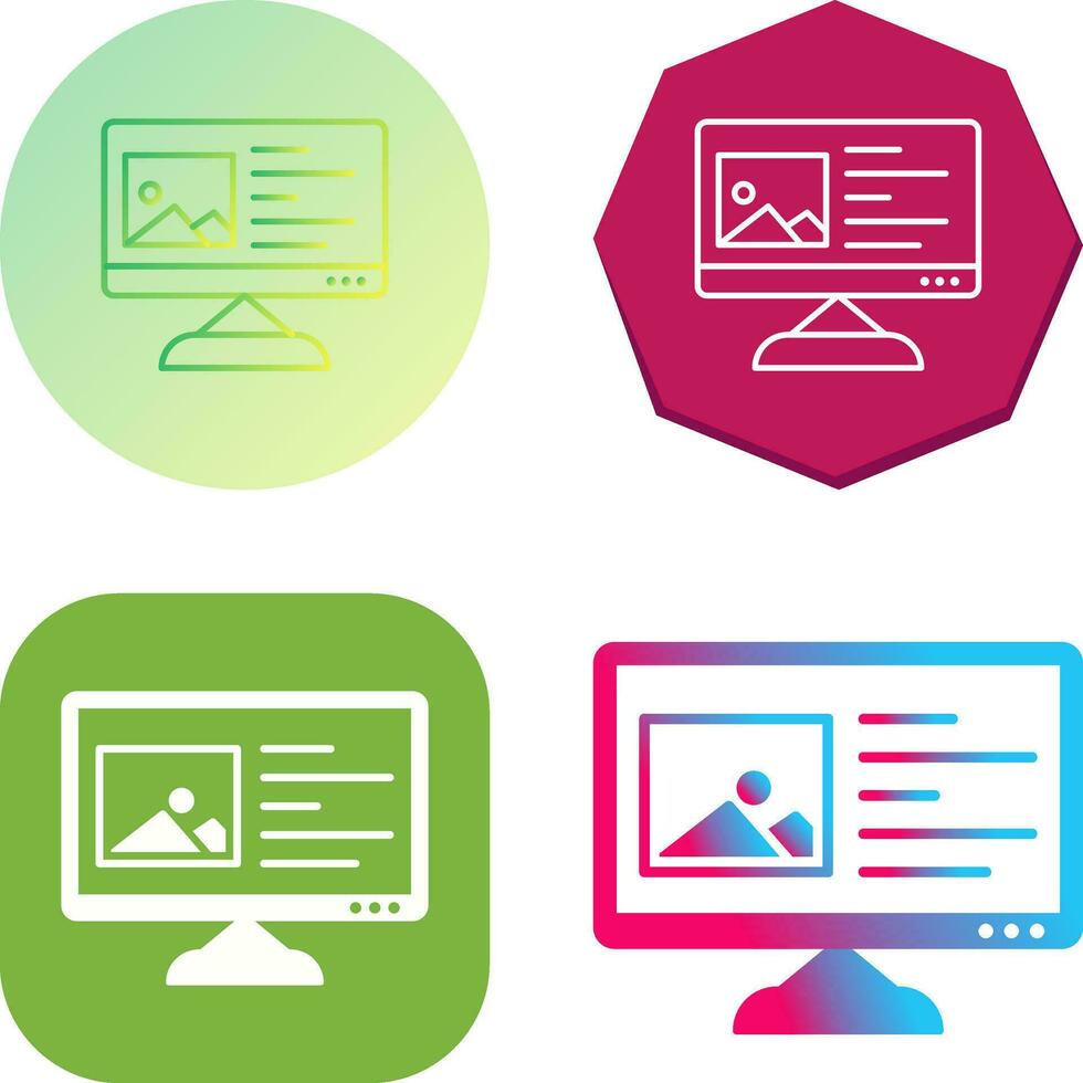 uniek inhoud planning vector icoon