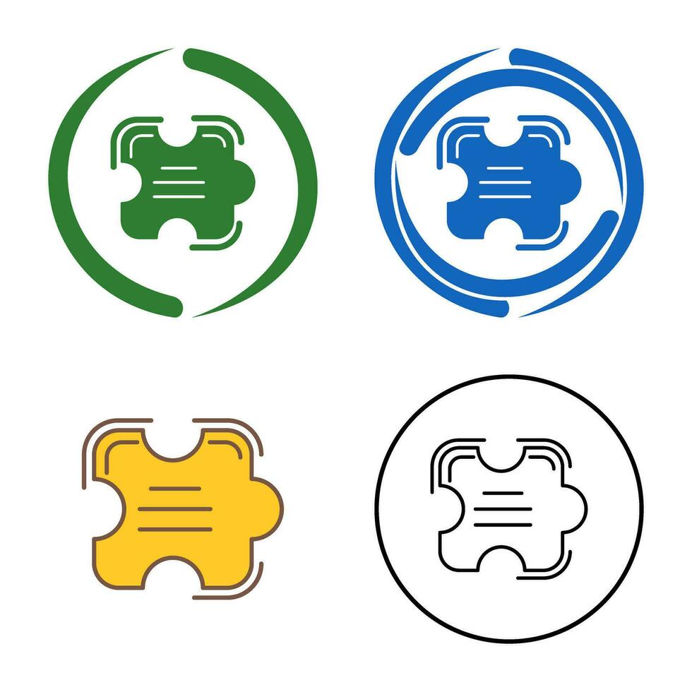 puzzel vector pictogram