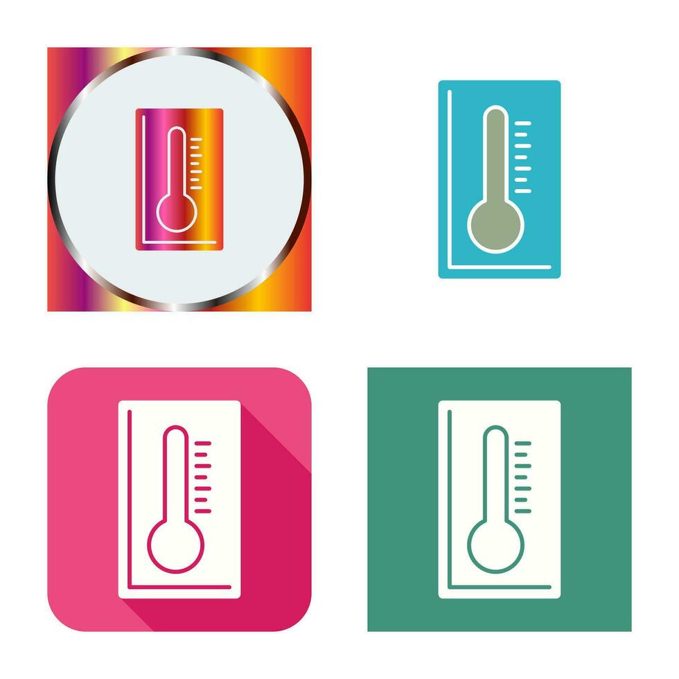 thermometer vector pictogram