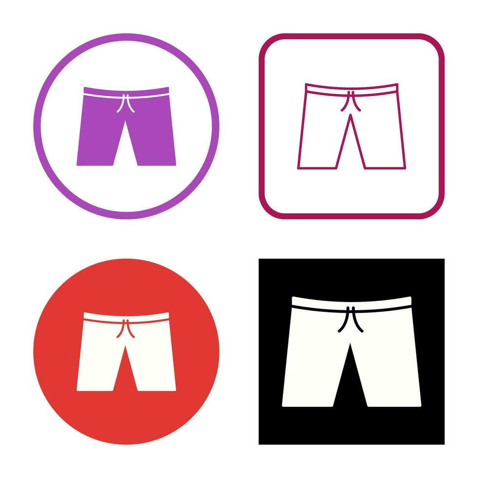 korte broek vector pictogram