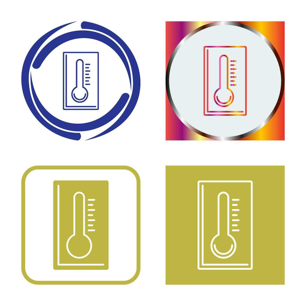 thermometer vector pictogram