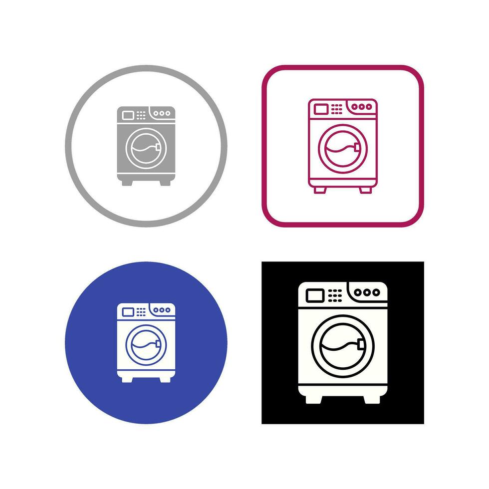 wasmachine vector pictogram