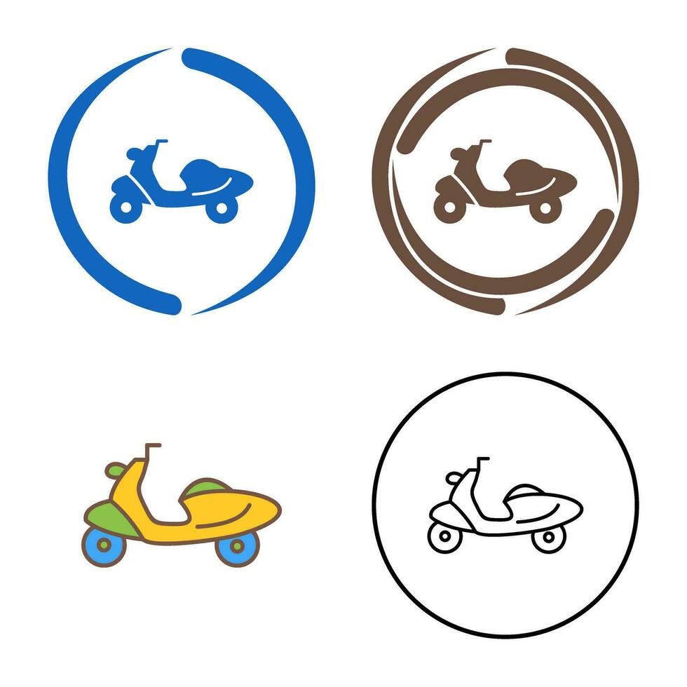 scooter vector pictogram