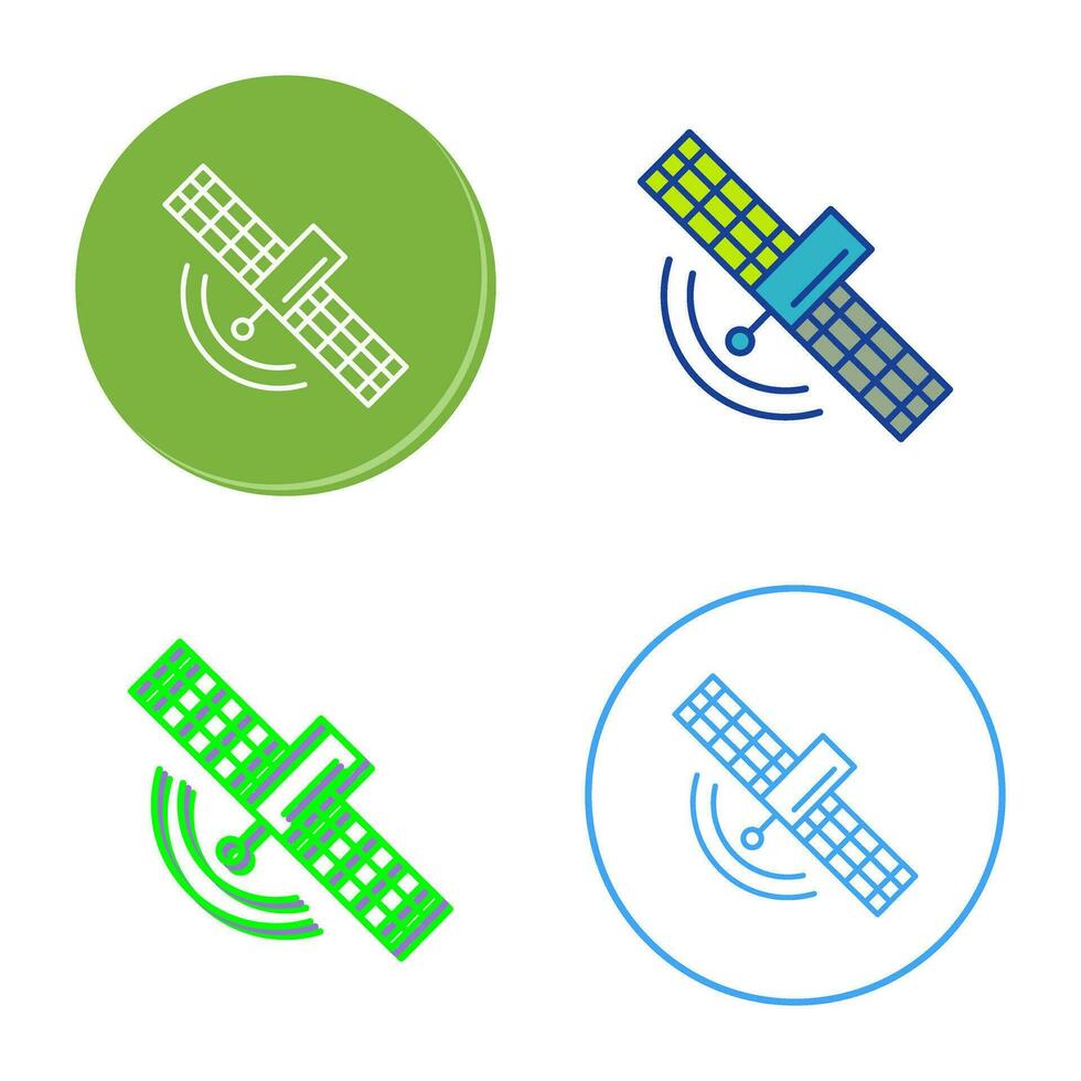 satelliet vector pictogram