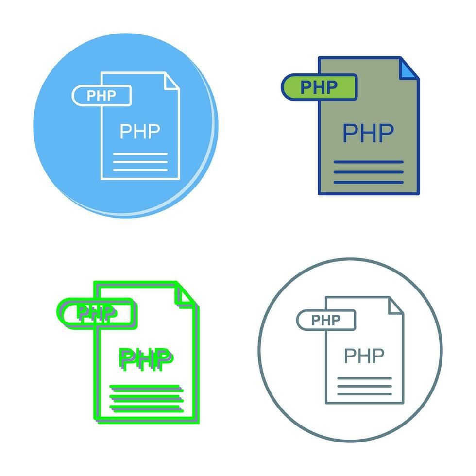 php vector icoon