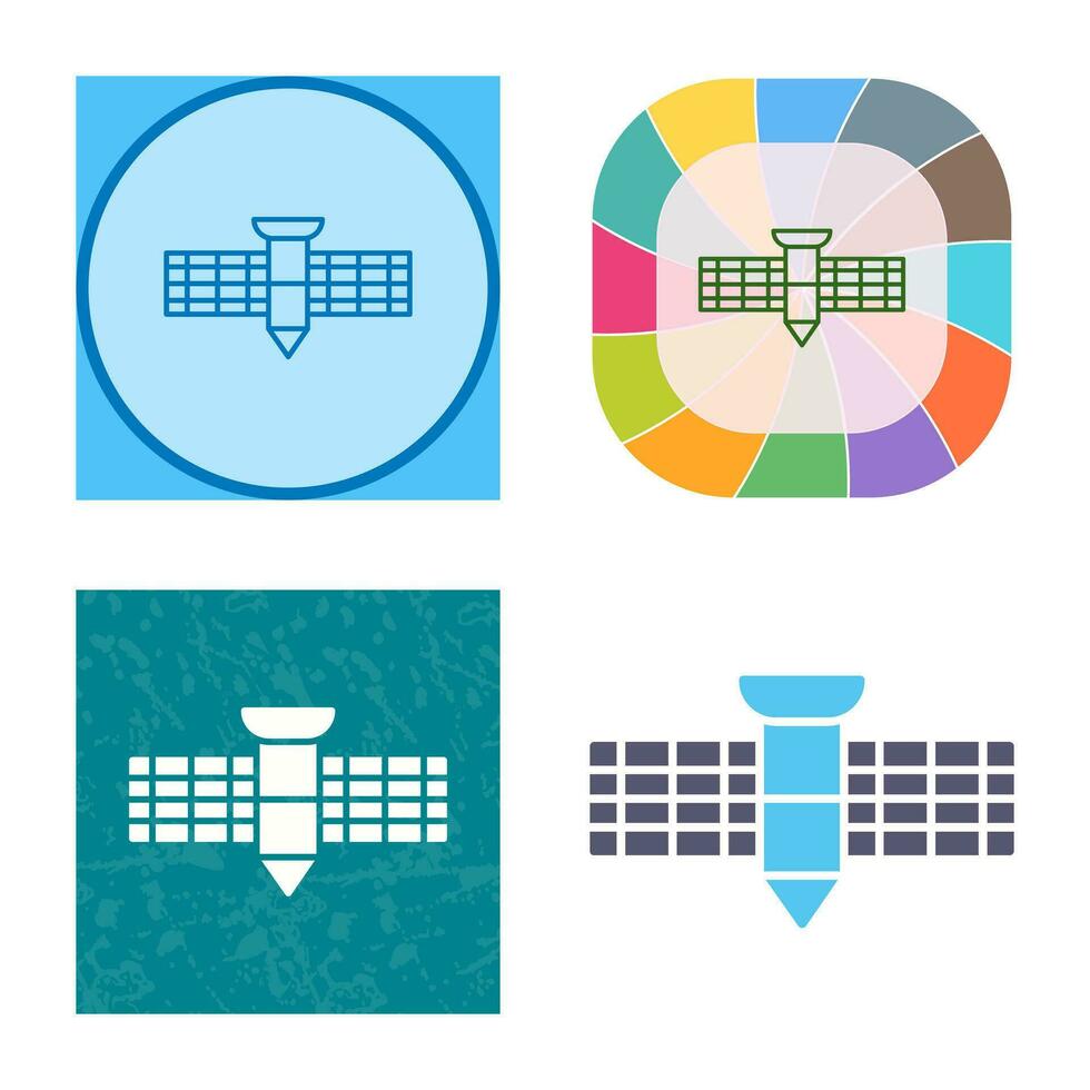 satelliet vector pictogram