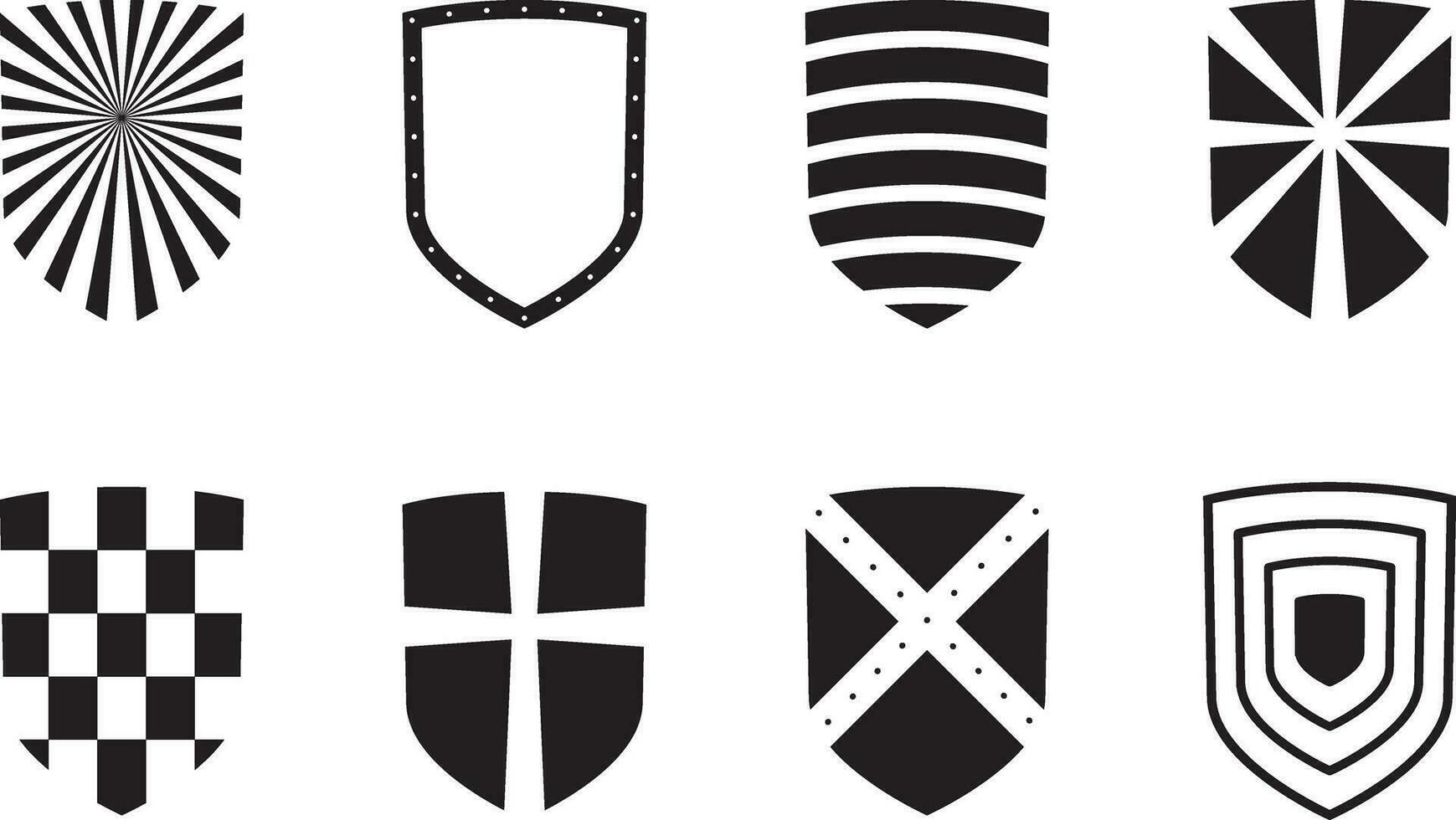 schild vector symbool icoon. embleem veiligheid ontwerp. gtaphisch element insigne logo. bescherming veilig teken.