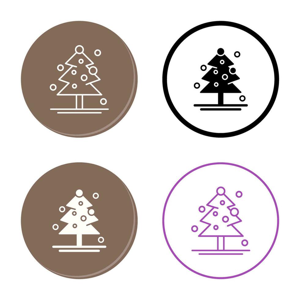 kerstboom vector pictogram