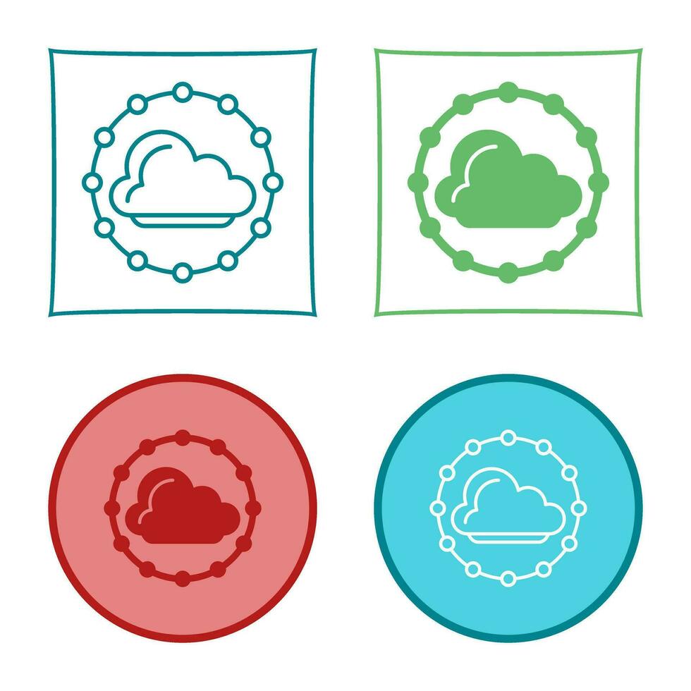 wolk vector pictogram