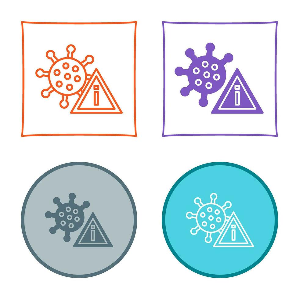 coronavirus vector pictogram