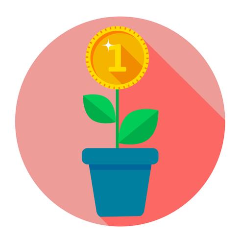 Infographics van bloemen in potten, toont de groei vector