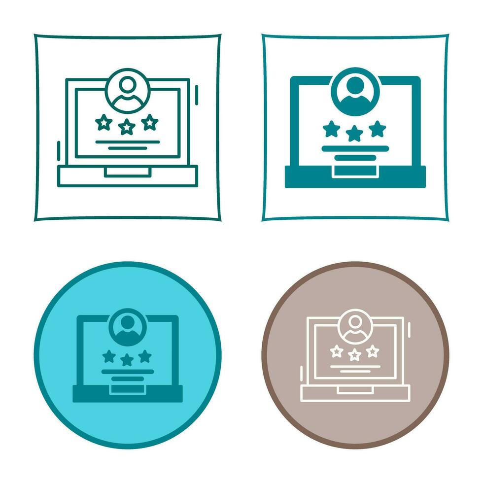 beoordeling vector pictogram