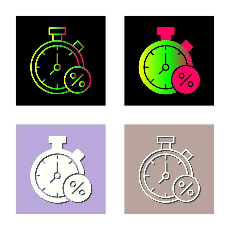 timer vector icoon