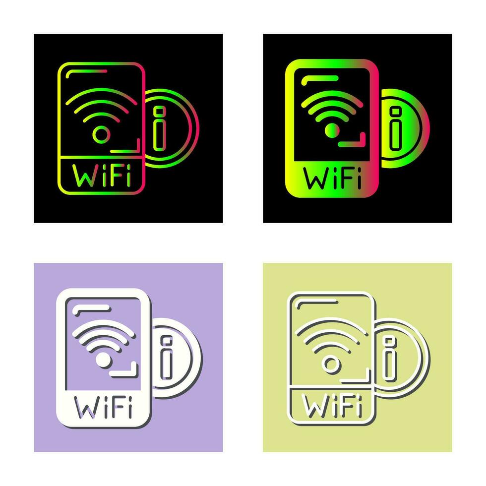 Wifi signaal vector icoon