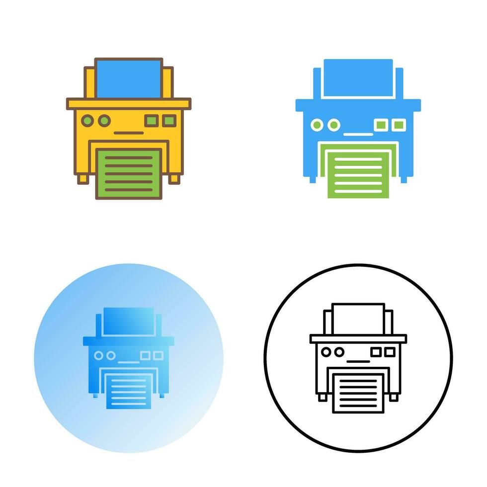 printer vector pictogram