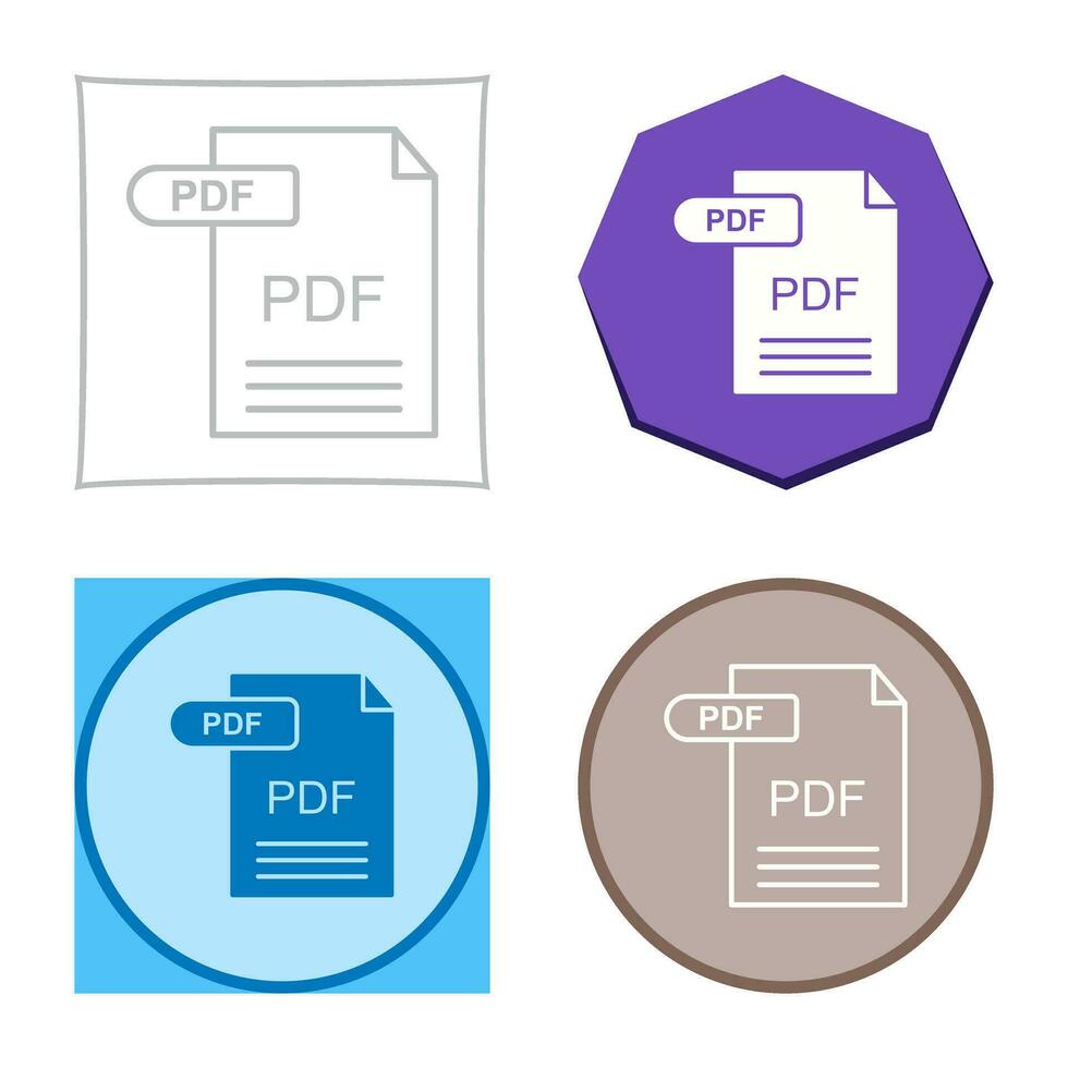 pdf vector icoon