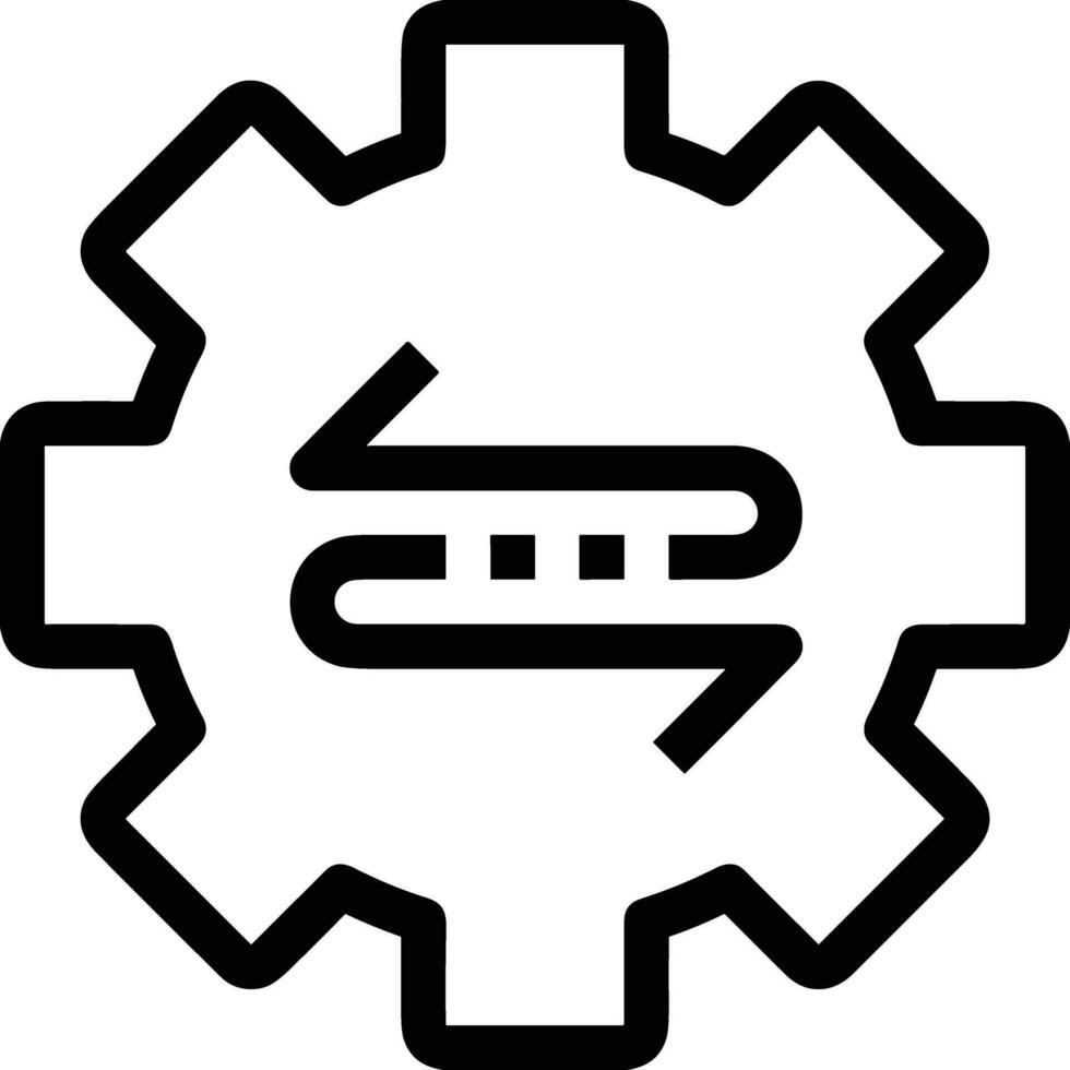 uitrusting instelling symbool icoon vector afbeelding. illustratie van de industrieel wiel mechine mechanisme ontwerp beeld