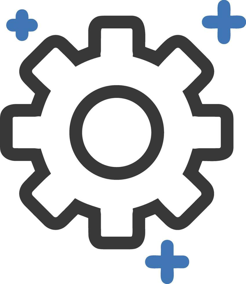 uitrusting instelling symbool icoon vector afbeelding. illustratie van de industrieel wiel mechine mechanisme ontwerp beeld