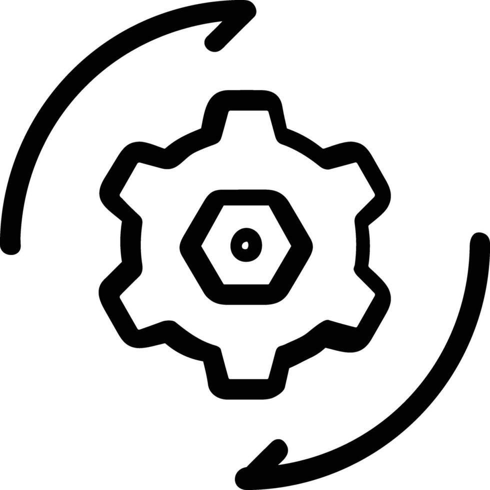 uitrusting instelling symbool icoon vector afbeelding. illustratie van de industrieel wiel mechine mechanisme ontwerp beeld