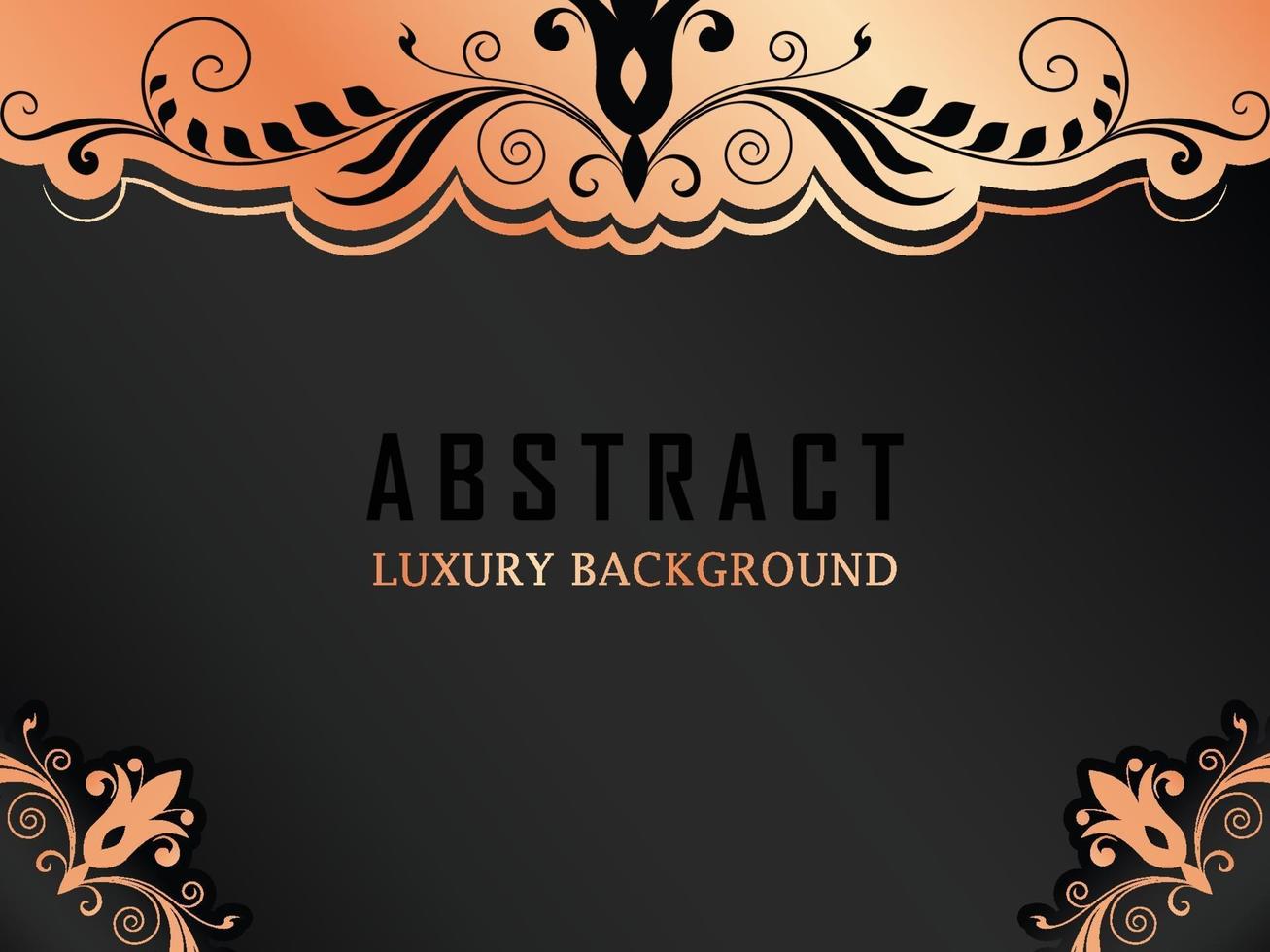 abstracte luxe rose gouden decoratieve achtergrond vector