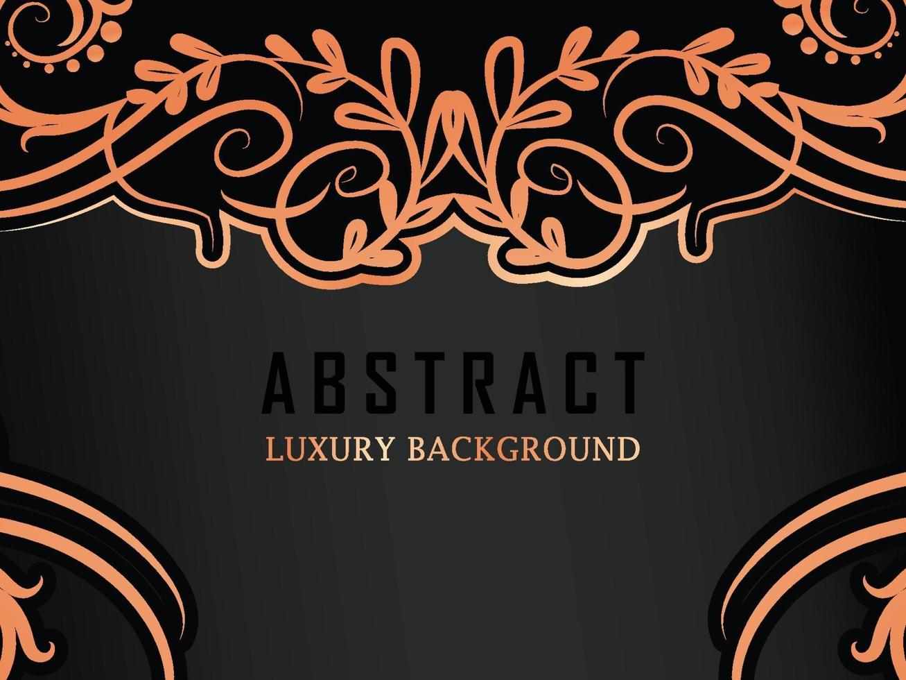 abstracte luxe rose gouden decoratieve achtergrond vector