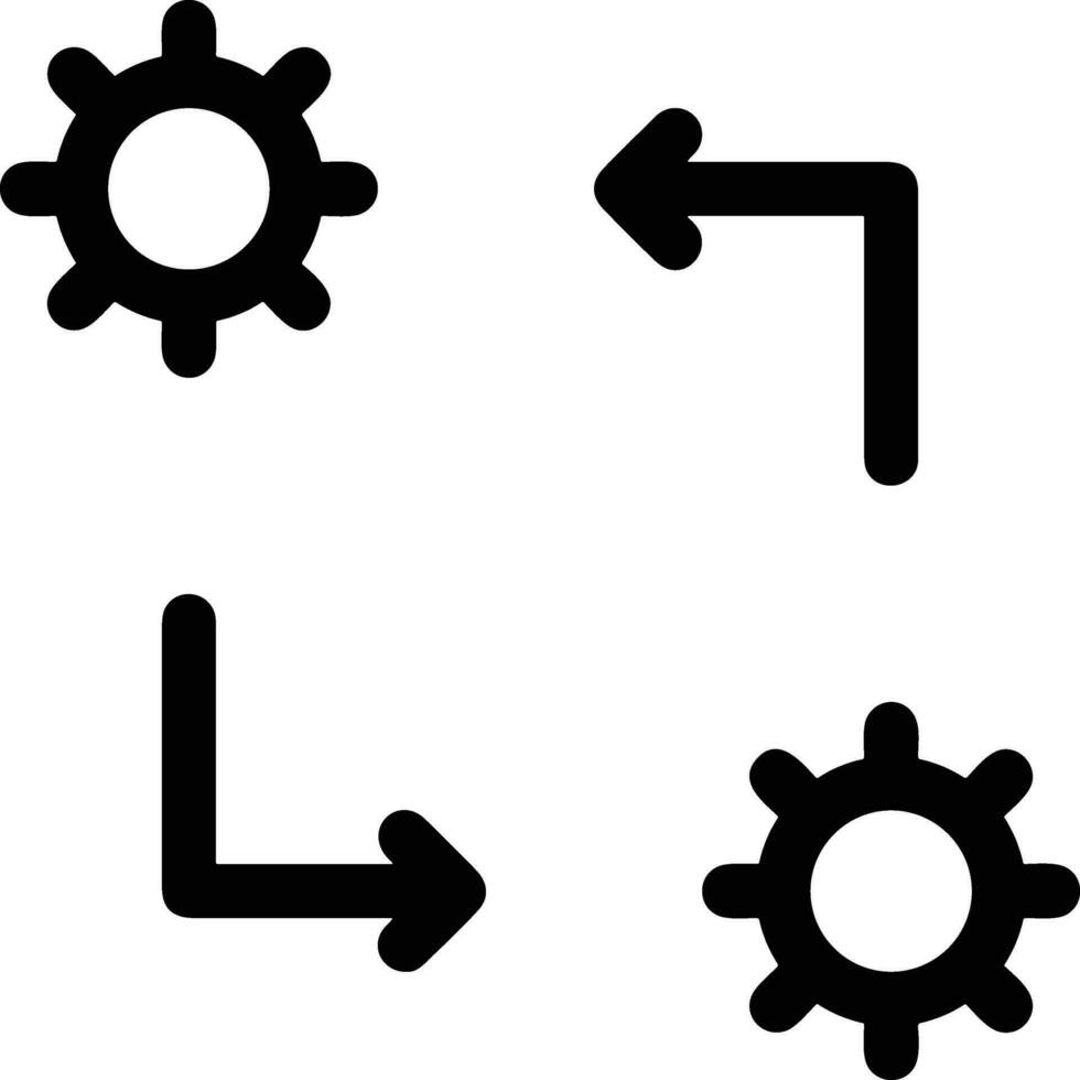 uitrusting instelling symbool icoon vector afbeelding. illustratie van de industrieel wiel mechine mechanisme ontwerp beeld