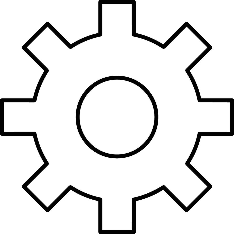 uitrusting instelling symbool icoon vector afbeelding. illustratie van de industrieel wiel mechine mechanisme ontwerp beeld