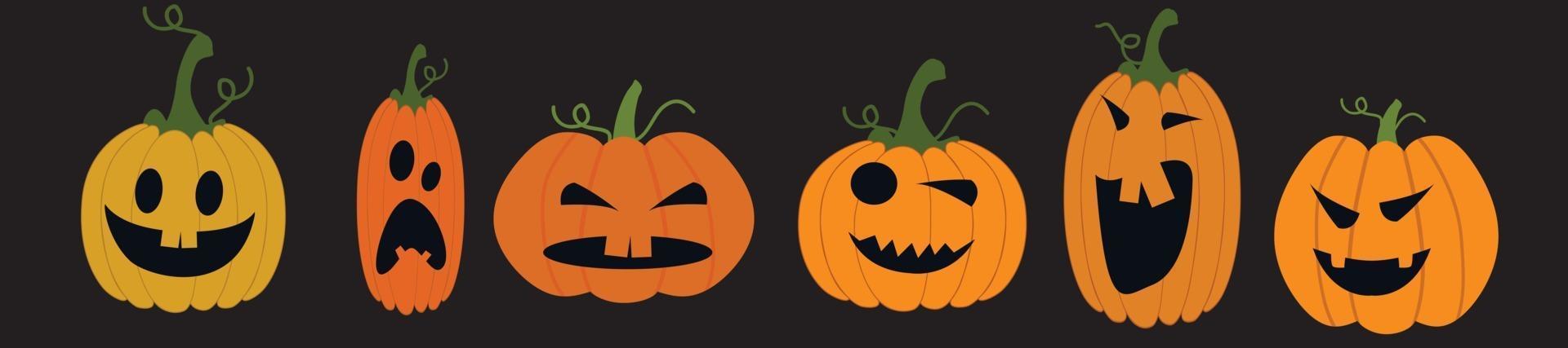 illustratie op thema groot gekleurd patroon halloween vector