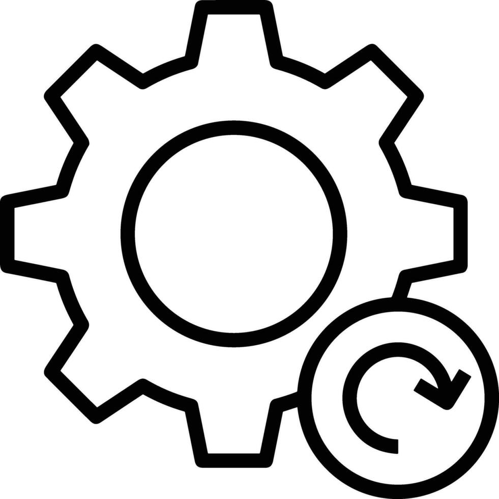 uitrusting instelling symbool icoon vector afbeelding. illustratie van de industrieel wiel mechine mechanisme ontwerp beeld