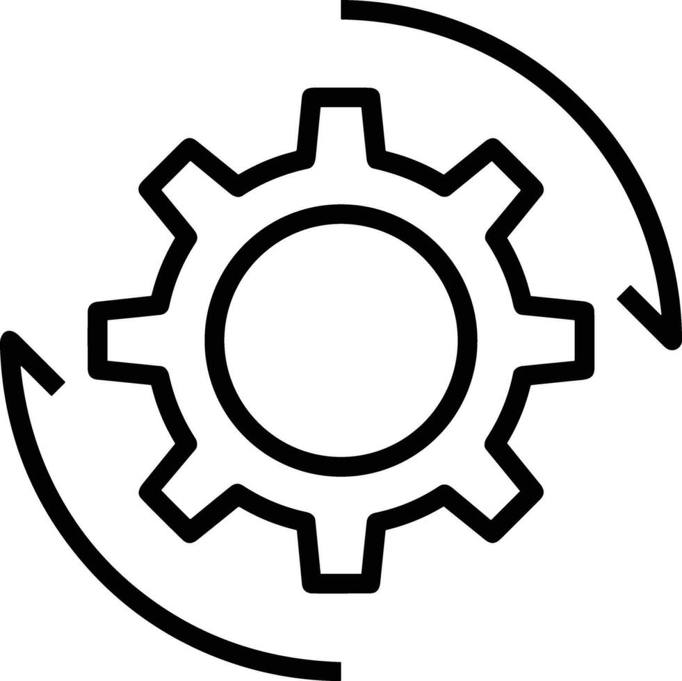 uitrusting instelling symbool icoon vector afbeelding. illustratie van de industrieel wiel mechine mechanisme ontwerp beeld