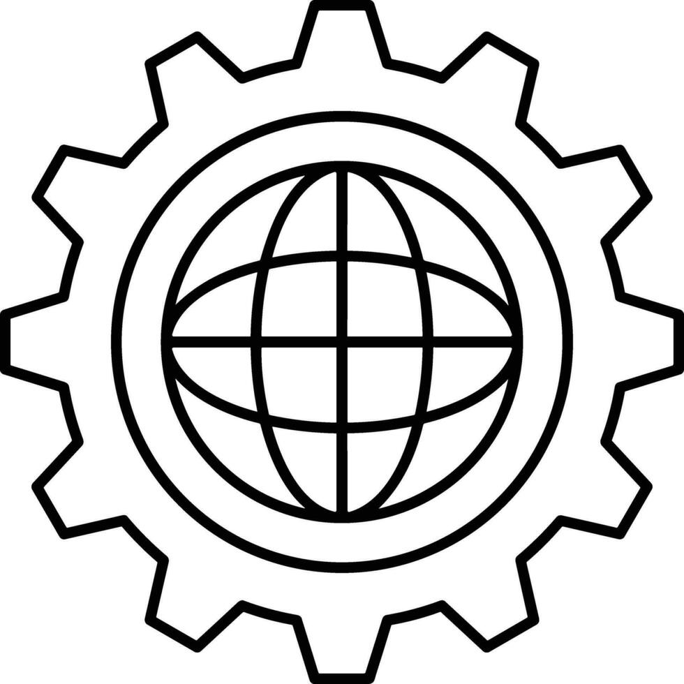 uitrusting instelling symbool icoon vector afbeelding. illustratie van de industrieel wiel mechine mechanisme ontwerp beeld