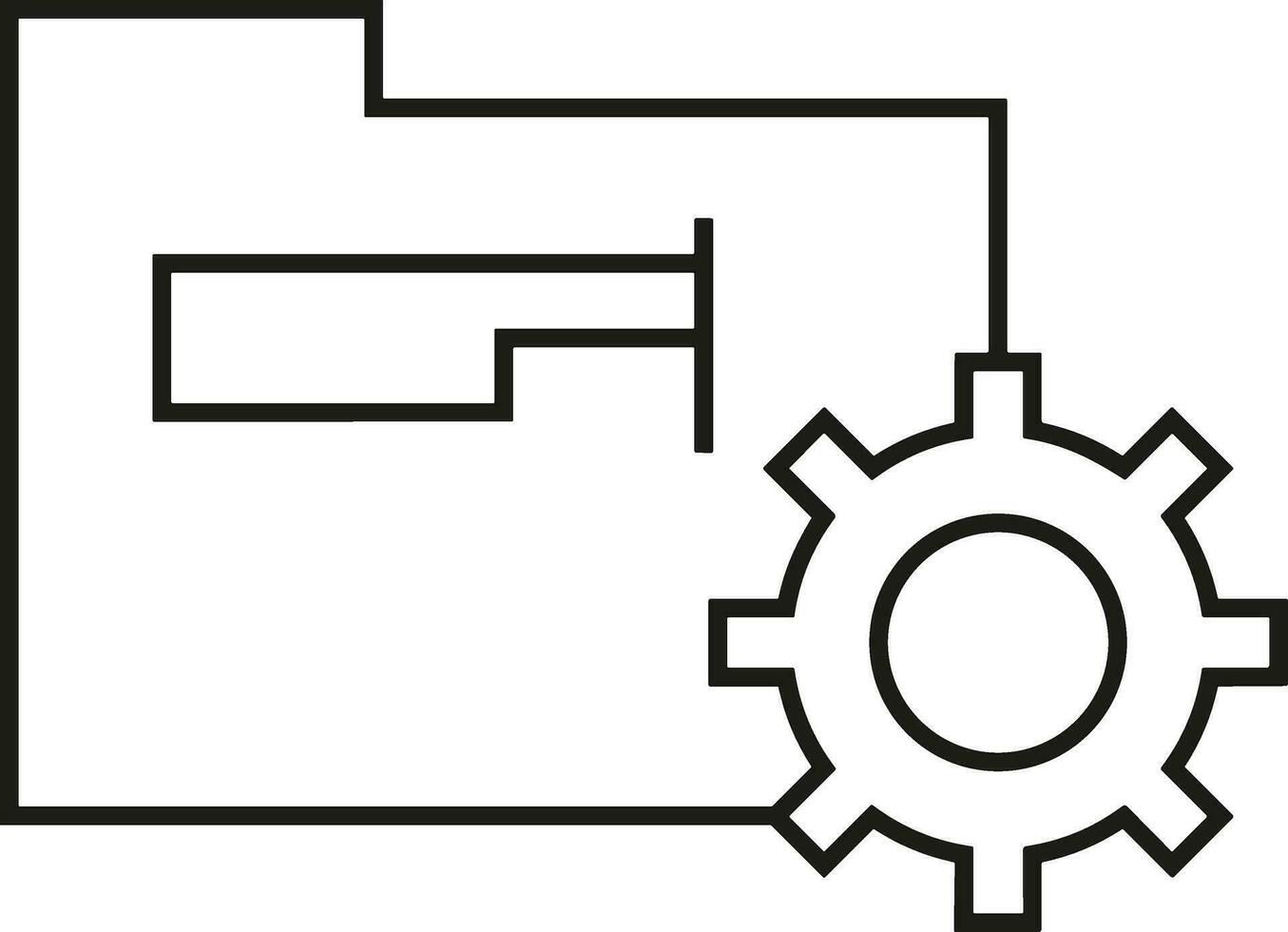 uitrusting instelling symbool icoon vector afbeelding. illustratie van de industrieel wiel mechine mechanisme ontwerp beeld