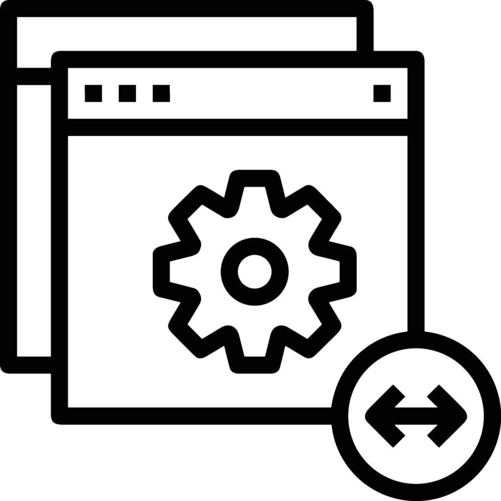 uitrusting instelling symbool icoon vector afbeelding. illustratie van de industrieel wiel mechine mechanisme ontwerp beeld