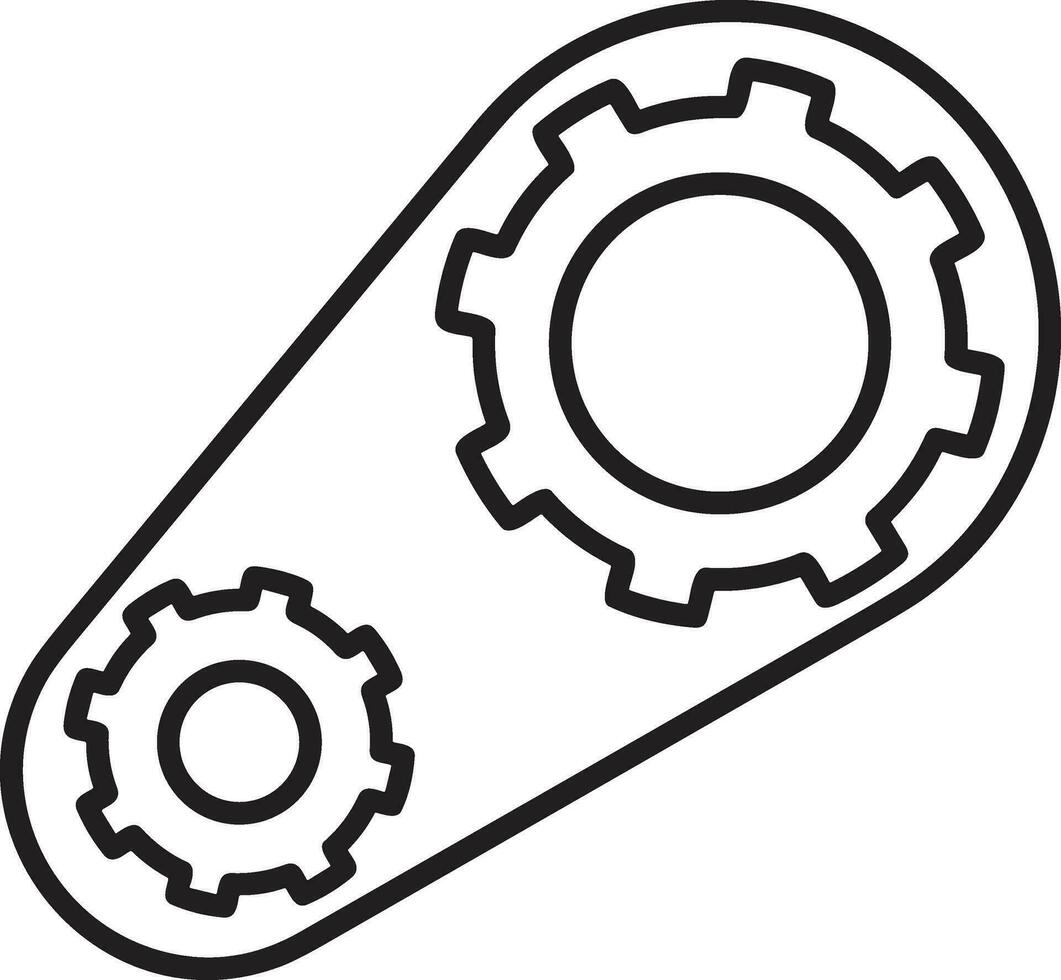 uitrusting instelling symbool icoon vector afbeelding. illustratie van de industrieel wiel mechine mechanisme ontwerp beeld