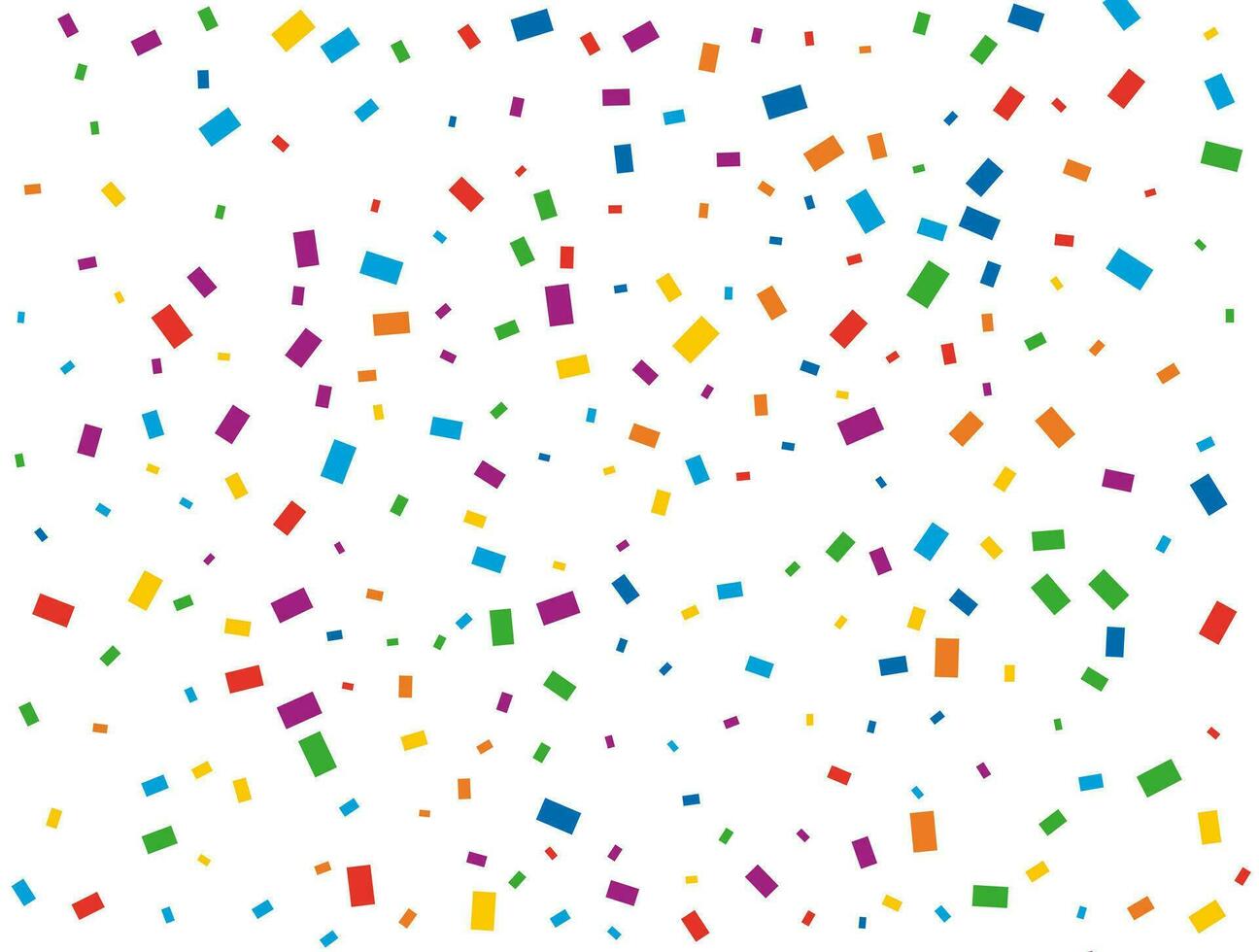 vakantie rechthoekig confetti. licht regenboog schitteren confetti achtergrond. gekleurde feestelijk textuur. vector