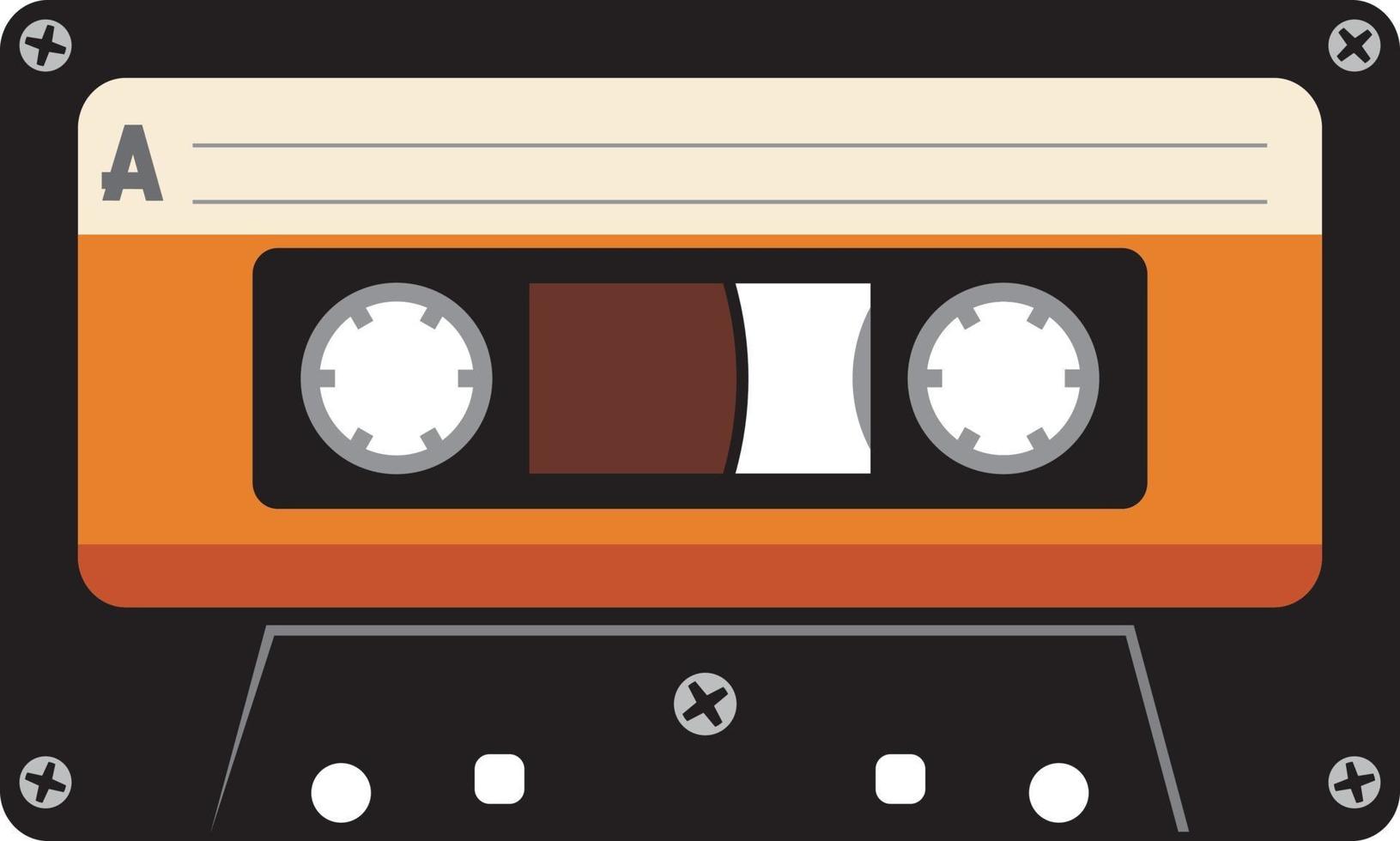 audio cassettebandje vector