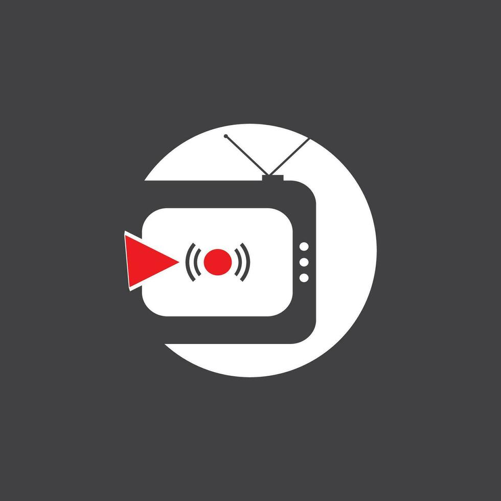 leven TV streaming logo vector sjabloon illustratie