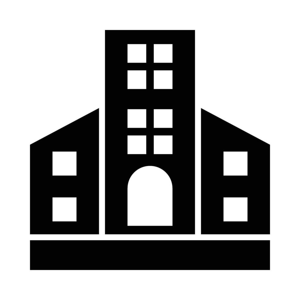 appartement vector glyph icoon voor persoonlijk en reclame gebruiken.