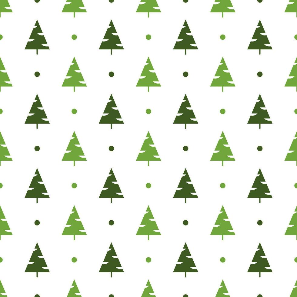 pijnboom boom naadloos patroon achtergrond. vector