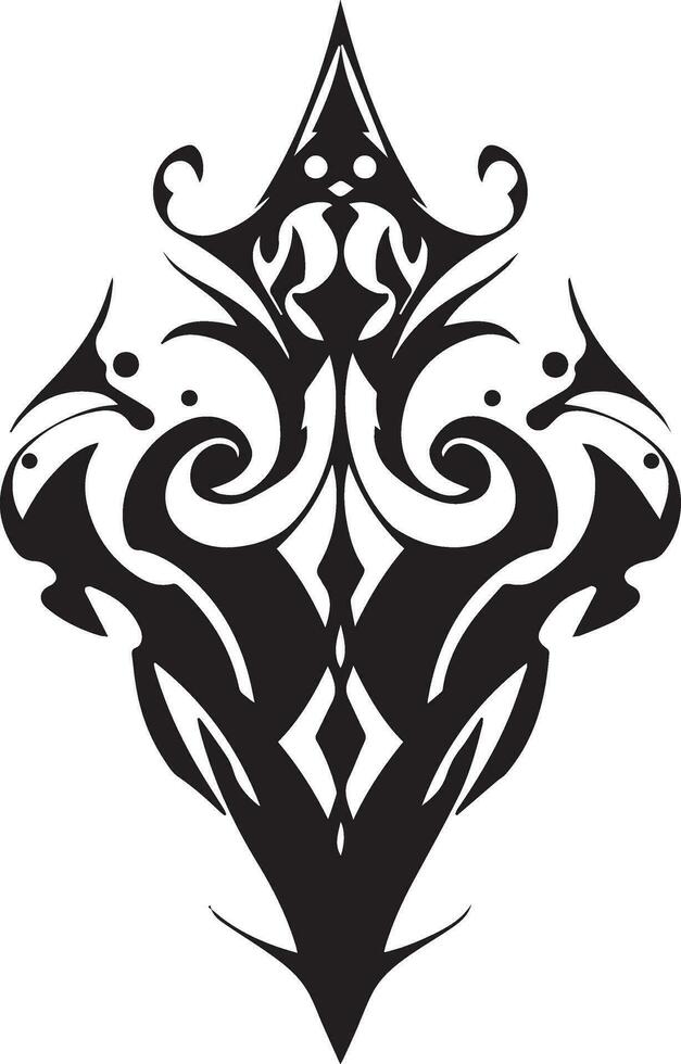 tribal tatoeëren ontwerp vector silhouet 2