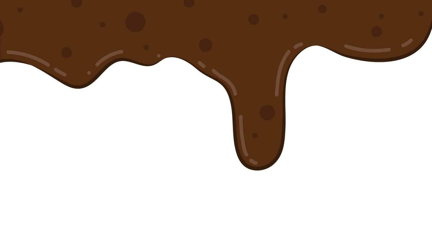 chocola rekken Aan wit achtergrond. chocola achtergrond vector. vector