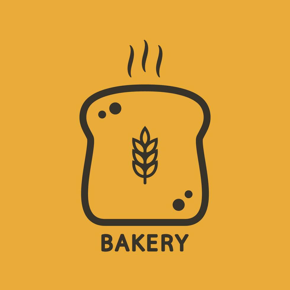 bakkerij logo ontwerp. brood symbool. brood logo ontwerp. vector