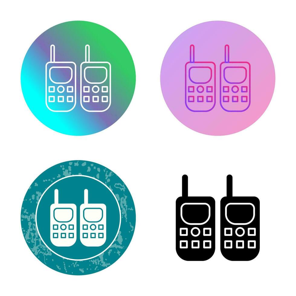 walkie talkie vector icoon