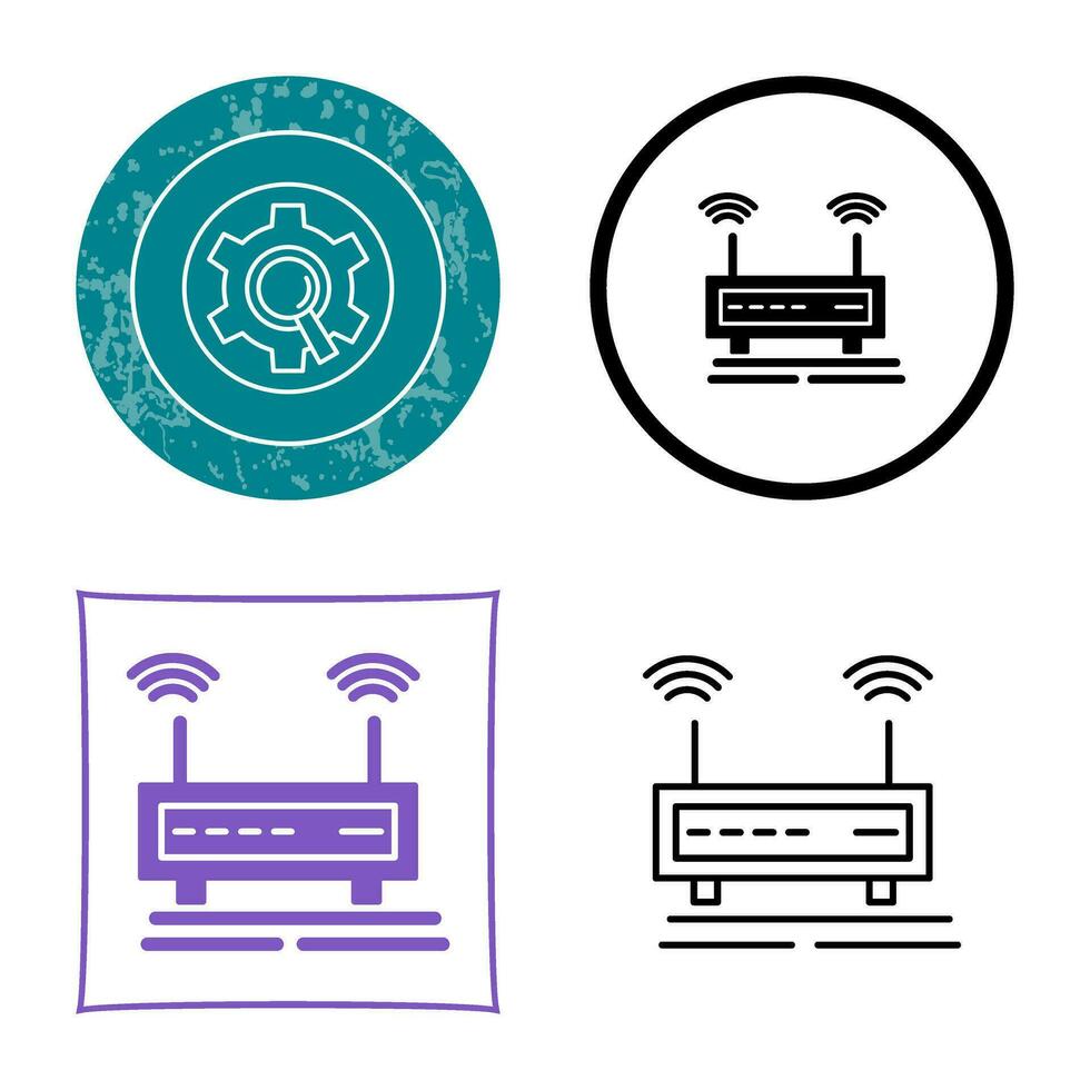 Wifi signalen vector icoon