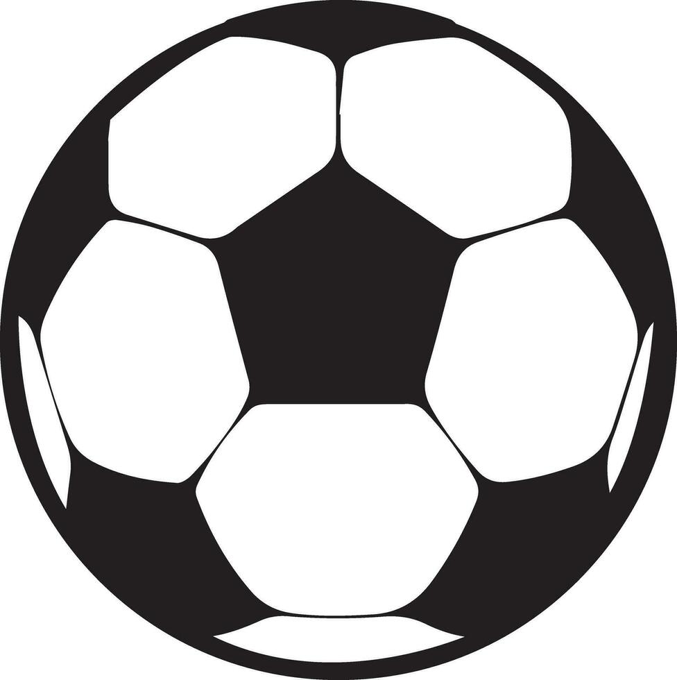 voetbal bal vector silhouet illustratie