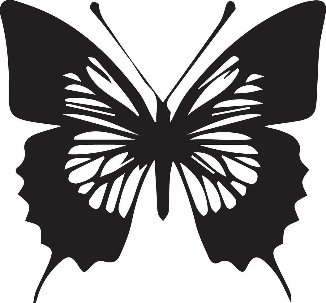 vlinder vector silhouet illustratie 18